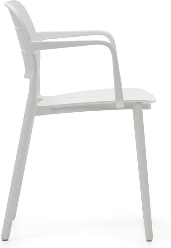 Kave Home - Chaise de jardin Morella en plastique blanc | bol