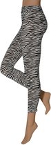 Legging femme imprimé zèbre l/xl