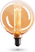 Crown leidde Edison Illusion Filament Filament LillBear E27 -versie, Dimable, 3,5 W, 1800K, Warm White, 230V, EL26, Antieke filamentverlichting in retro vintage look