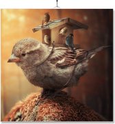 Carrelage Avec Impression | Cadeau | Cadeau d'anniversaire | Moineau