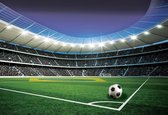 Fotobehang Football Stadium Sport | XXL - 206cm x 275cm | 130g/m2 Vlies