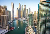 Fotobehang  Dubai City Skyline Marina | XL - 208cm x 146cm | 130g/m2 Vlies