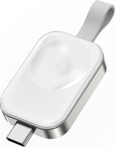 Chargeur sans fil MMOBIEL pour Apple Watch - Chargeur sans fil compact USB-C pour toute série Apple iWatch - Chargeur rapide magnétique - Chargeur de voyage porte-clés - Chargeur iWatch