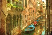 Papier peint City Venice Canal | PANORAMIQUE - 250cm x 104cm | Polaire 130g / m2