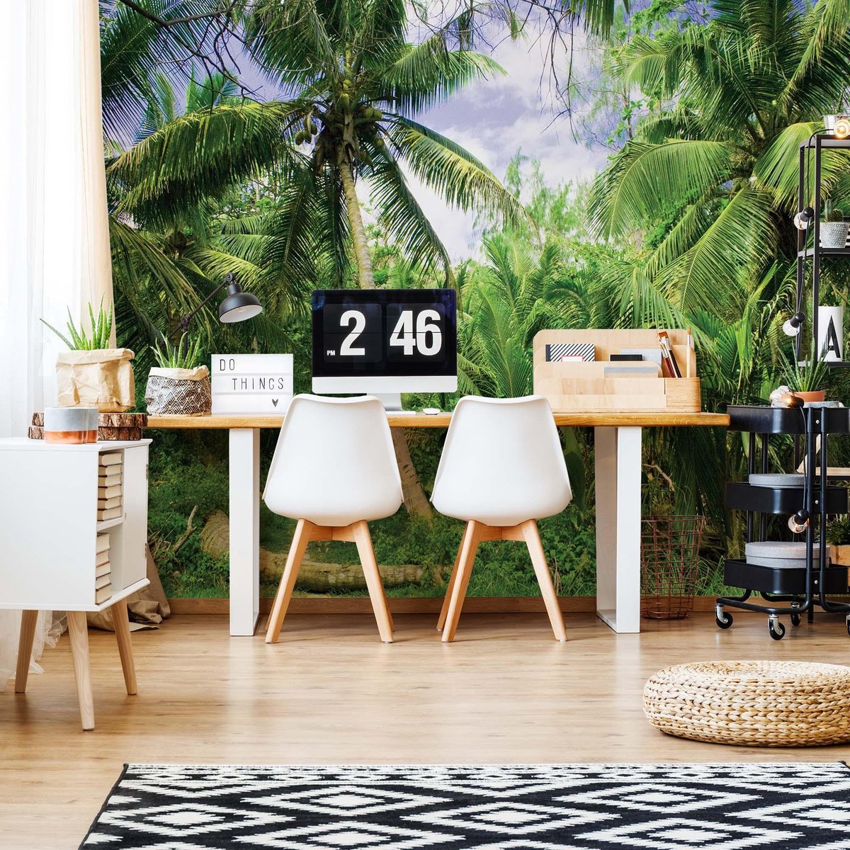 Fotobehang Jungle | VEL - 152.5cm x 104cm | 130gr/m2 Vlies