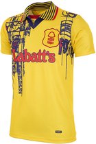 COPA - Nottingham Forest 1995 - 1997 Away Retro Voetbal Shirt - L - Geel