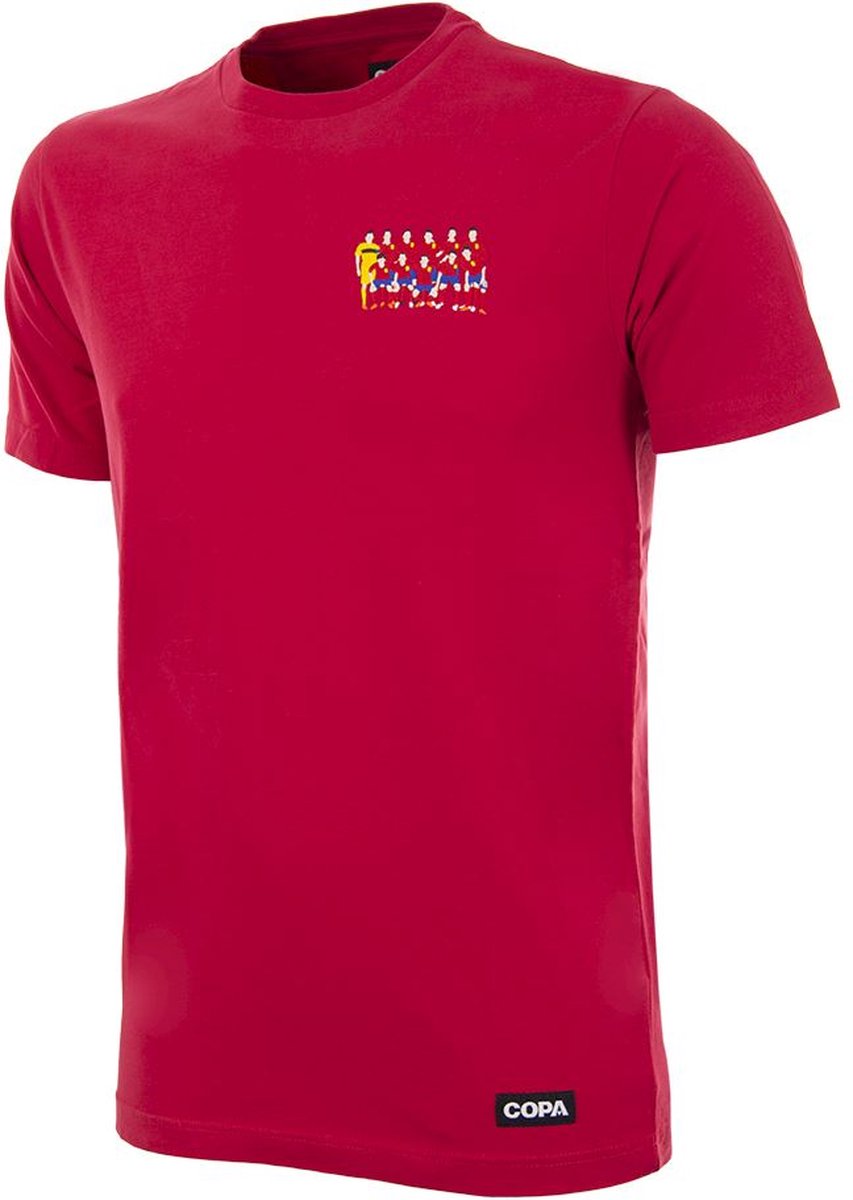 COPA - Spanje 2012 European Champions embroidery T-Shirt - M - Rood