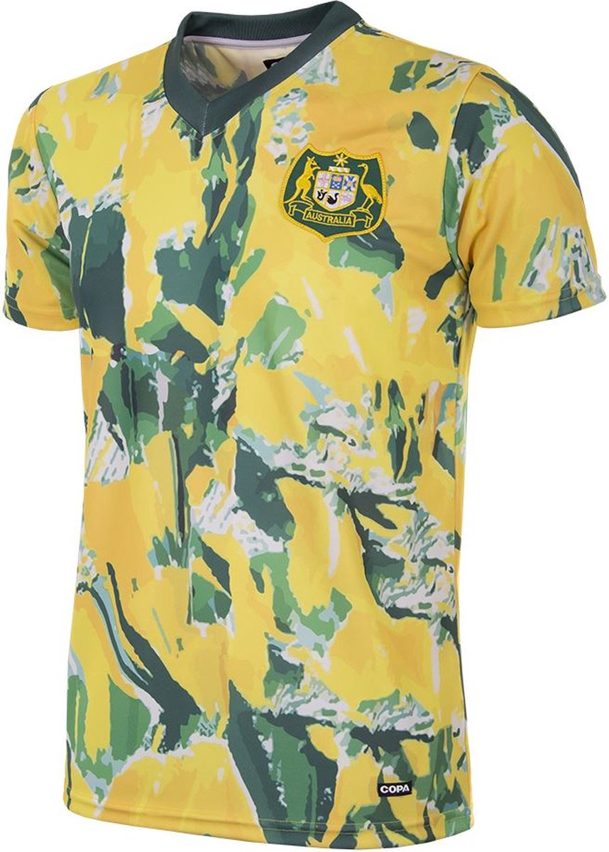 COPA - Australië 1990 - 93 Retro Voetbal Shirt - L - Geel