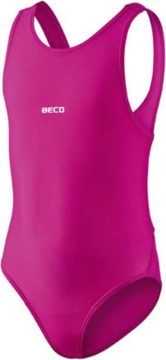 BECO Badpak - Meisjes - Polyamide/elastaan - Roze - Maat 140