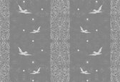 Fotobehang Modern Pattern Birds | XXL - 206cm x 275cm | 130g/m2 Vlies