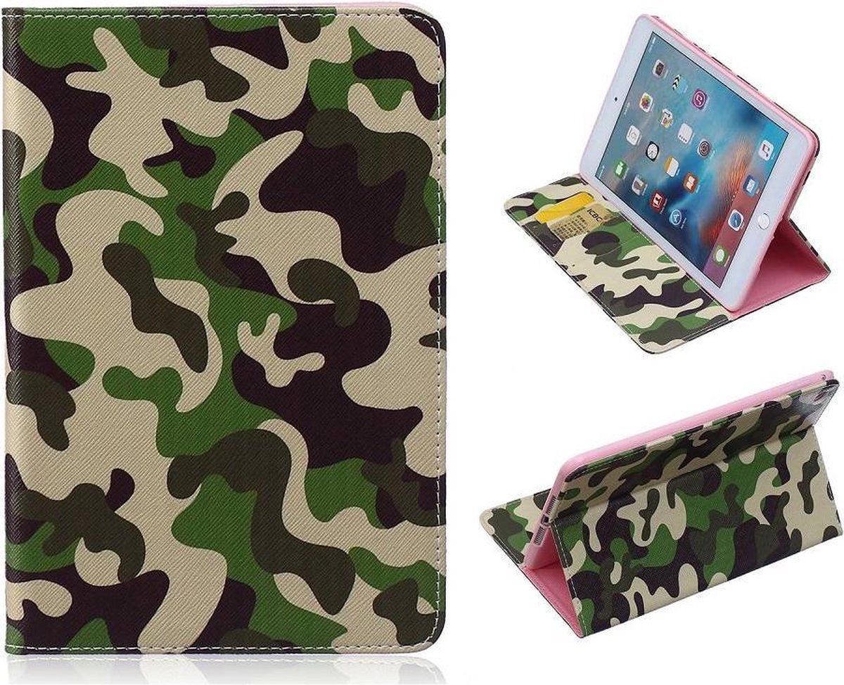 Camouflage patroon iPad mini 4 hoes