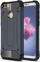 Huawei P Smart Hybride Hoesje Donker Blauw