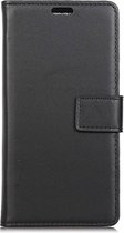 OnePlus 6 Kunstlederen Wallet Stand Hoesje Zwart