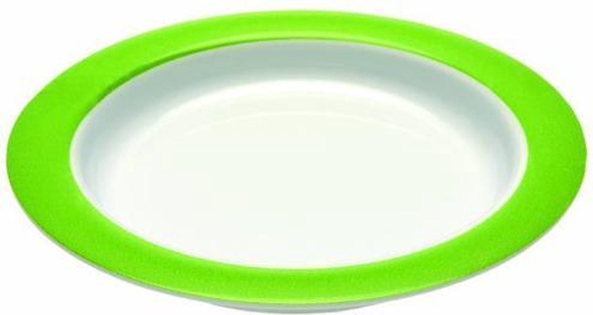 Asymmetrisch bord Ornamin Vital- 15,5 cm (kom) - egaal groen