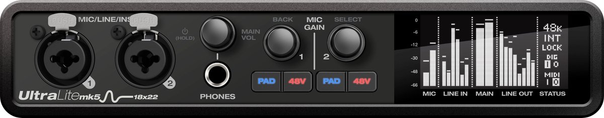 Motu UltraLite mk5 USB-C audio interface