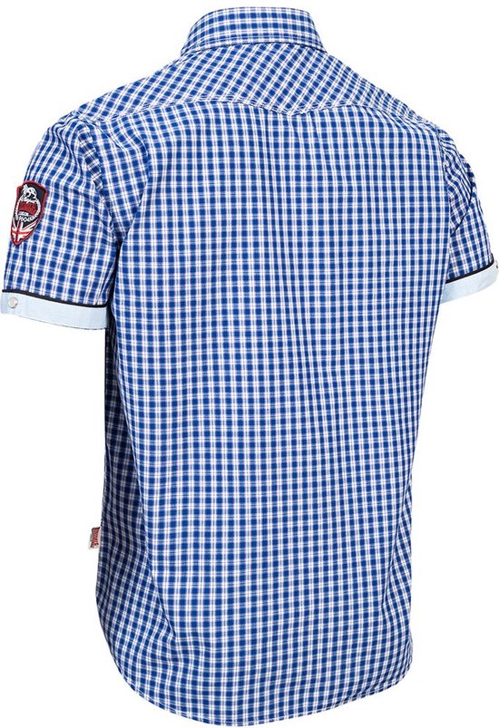 Lonsdale Berny Chemise Manches Courtes Blauw L Homme