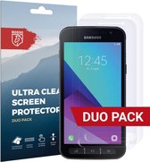 Rosso Screen Protector Ultra Clear Duo Pack Geschikt voor Samsung Galaxy Xcover 4 / 4s | TPU Folie | Case Friendly | 2 Stuks