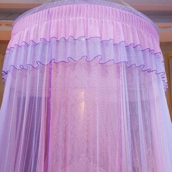 Hemeltje voor bedhuisje 90 x 200 cm | Roze ✔️ Petite Amélie