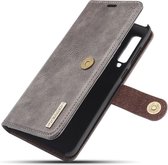 Samsung Galaxy A9 (2018) Leren 2-in-1 Bookcase en Back Cover Grijs