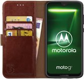 Rosso Element Motorola Moto G7 Power Hoesje Book Cover Bruin