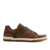 NoGRZ C.Campbell - Leren heren sneakers - Cognac - Maat 42