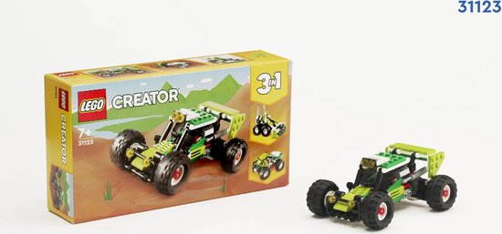 LEGO Creator 31123 Le Buggy Tout-Terrain, Jouet de Voiture 3 en 1