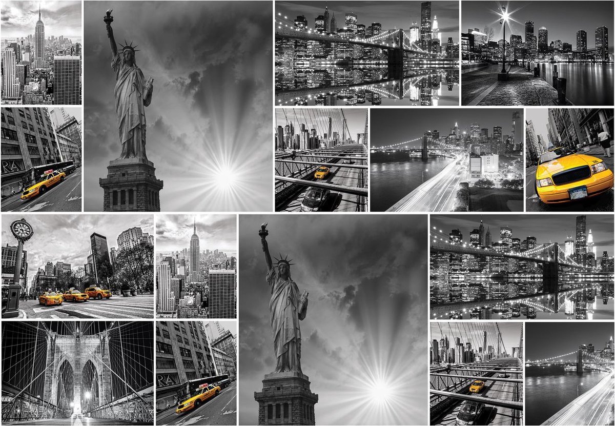 Fotobehang - Vlies Behang - Monumenten van New York - 416 x 290 cm
