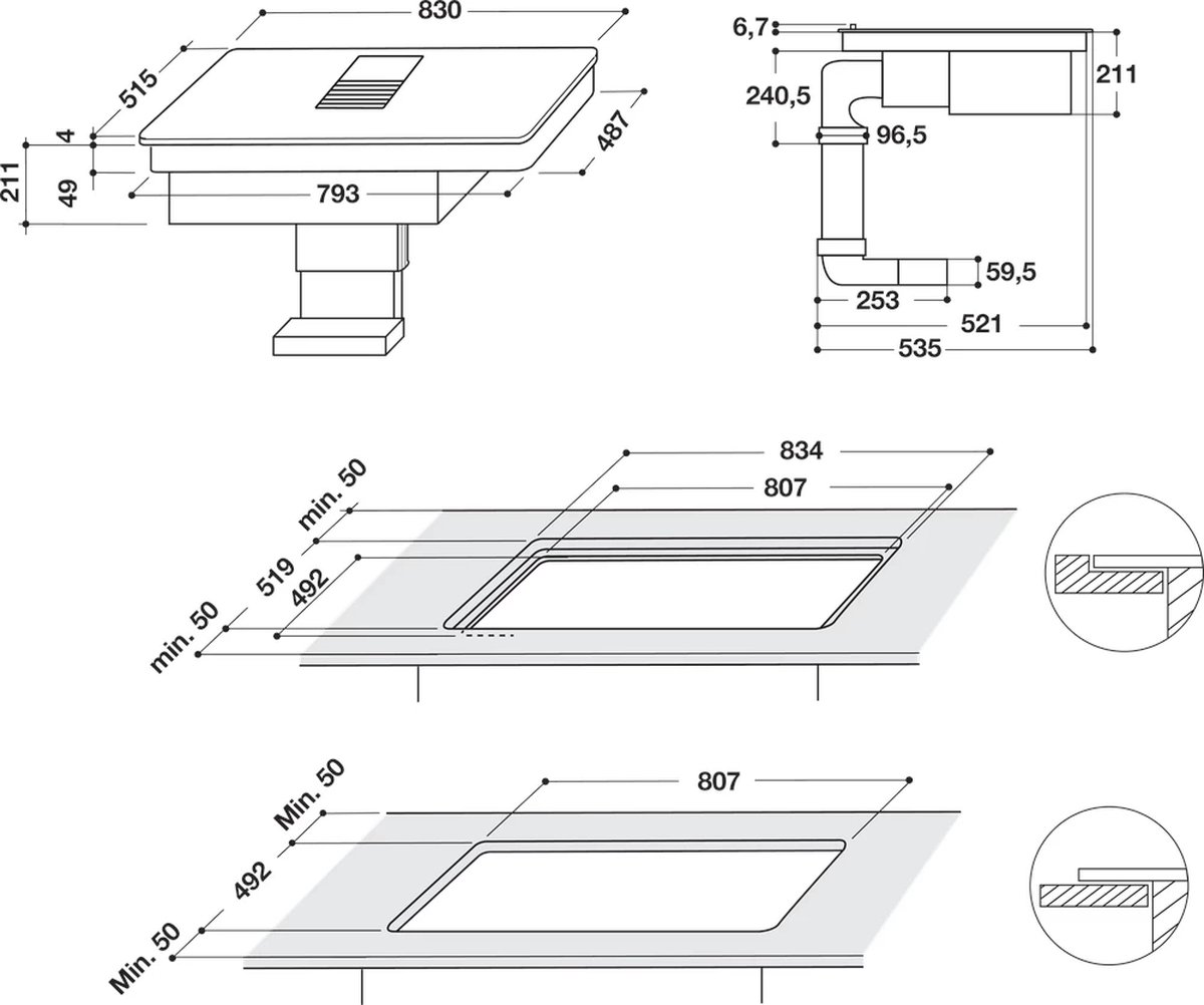 Blomberg Knd 9861 X A+++ Kühlt Nicht Mehr BAUKNECHT | BVH 92 2B K/1 | Inbouw inductiekookplaat | met