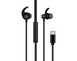 foto van Phreeze USB C Oortjes voor Samsung - Sport Headset Oordopjes met USB-C Aansluiting - Oortjes met Draad - Geschikt voor S23, S22, S21, S20 Plus Ultra, A53, A52