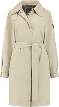 MGO Pippa Dames Trenchcoat - Lange jas vrouwen - Wind- en Waterdicht - Maat XL