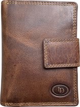 Leather Design portemonnee - leren dames portemonnee - bruin - RFID beschermd