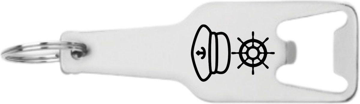 Akyol - kapitein flesopener - Kapitein - beste schipper - schip - varen - anker - 105 x 25mm