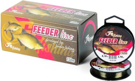 Line Feeder - 0,28 mm - 150 m - 6,90 kg - Ligne de pêche au feeder - Ligne de pêche au coup en nylon