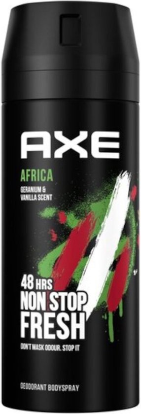 AXE Africa Deodorant Zerstäuber 150 Ml – Langanhaltender Frische-Kick Für Männer