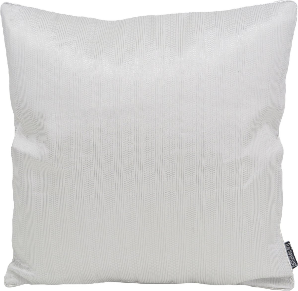 Gek op Kussens! Sierkussen Ishaan White / Silver | 45 x 45 cm | Polyester Wit-Zilver