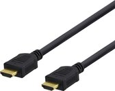 Deltaco HDMI-1050D HDMI naar HDMI Kabel - 4K/30Hz - 5 meter - Zwart