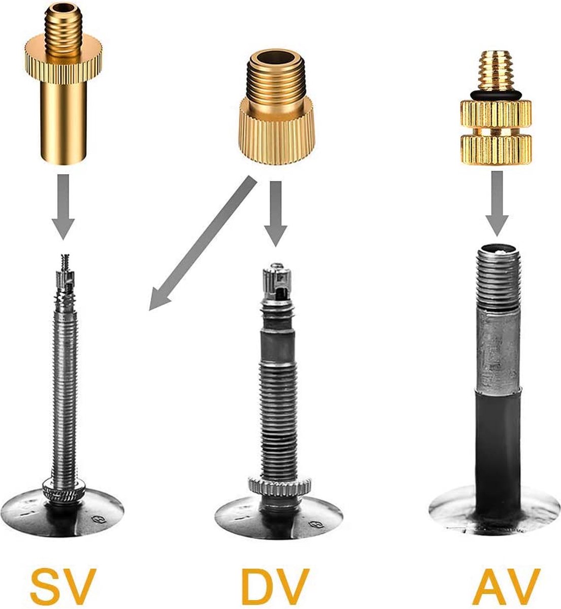 Adaptateur de Valv, Kit D'adaptateurs de Valve, Adaptateur D'aiguille de  Pompe à Bille, DV