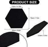 8 stuks zeshoekig kurkbord zelfklevend doe het zelf prikbord multifunctioneel to