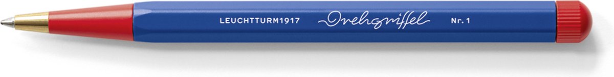 LEUCHTTURM1917 Drehgriffel Nr. 1 Balpen Bauhaus Edition (Royal Blue/Red)