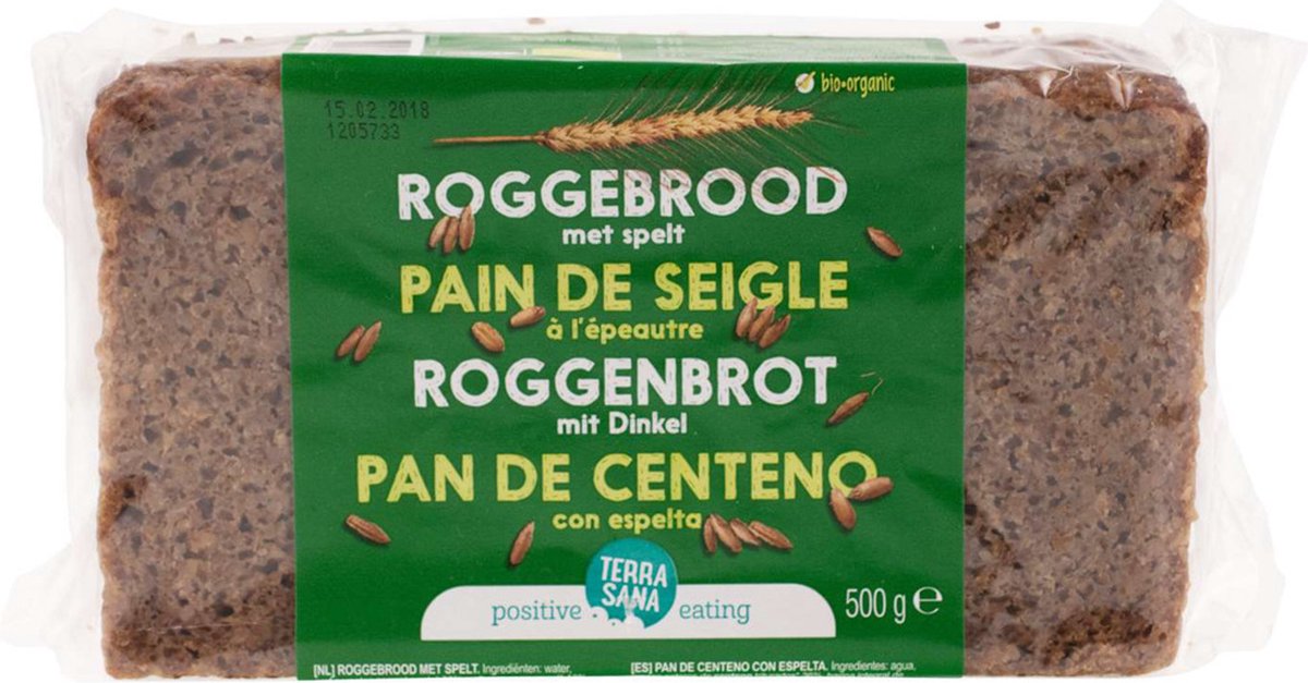 Terrasana Roggebrood Met Spelt