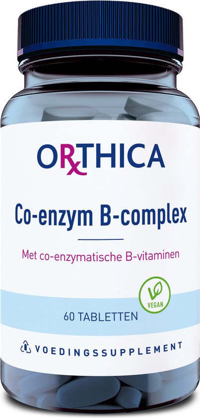 Foto: Orthica co enzym b complex voedingssupplement 60 tabletten