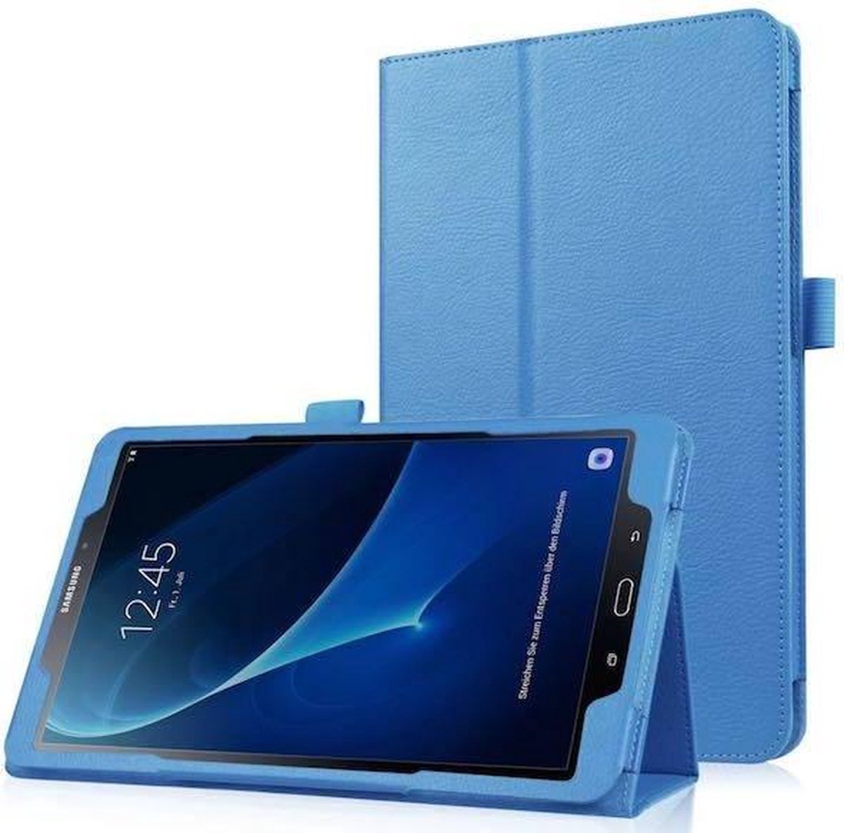 Samsung Galaxy Tab A 10.1 (2016/2018) T580/T585 flip hoes Licht Blauw - Case2go