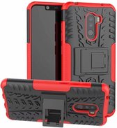 Xiaomi Pocophone F1 hoes - Schokbestendige Back Cover - Rood