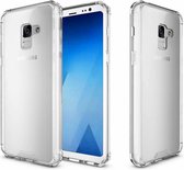 Hybrid Armor Case - Samsung Galaxy A8 (2018) - Transparant