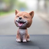 Hoogwaardige Schudden Hond Auto Ornamenten Harsen Mooie Shiba Inu Cartoon Hond Nieuwjaarsgeschenken met Dubbelzijdig Plakband