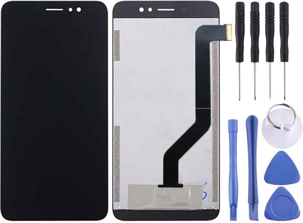 Lcd-scherm en Digitizer volledige montage voor Ulefone S8 Pro (zwart)