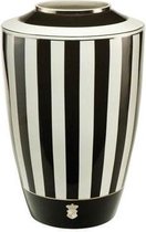 Goebel® - Chateau | Vaas "Design Stripes" | Limited Edition, zwart wit, 41cm