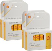Shell Batterijen - AAA type - 24x stuks - Alkaline - Long life
