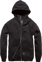 Vintage Industries Basing hooded zip sweater black