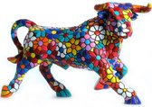 Barcino design barcelona mozaiek Stier beeld in bloemdesign 12 cm